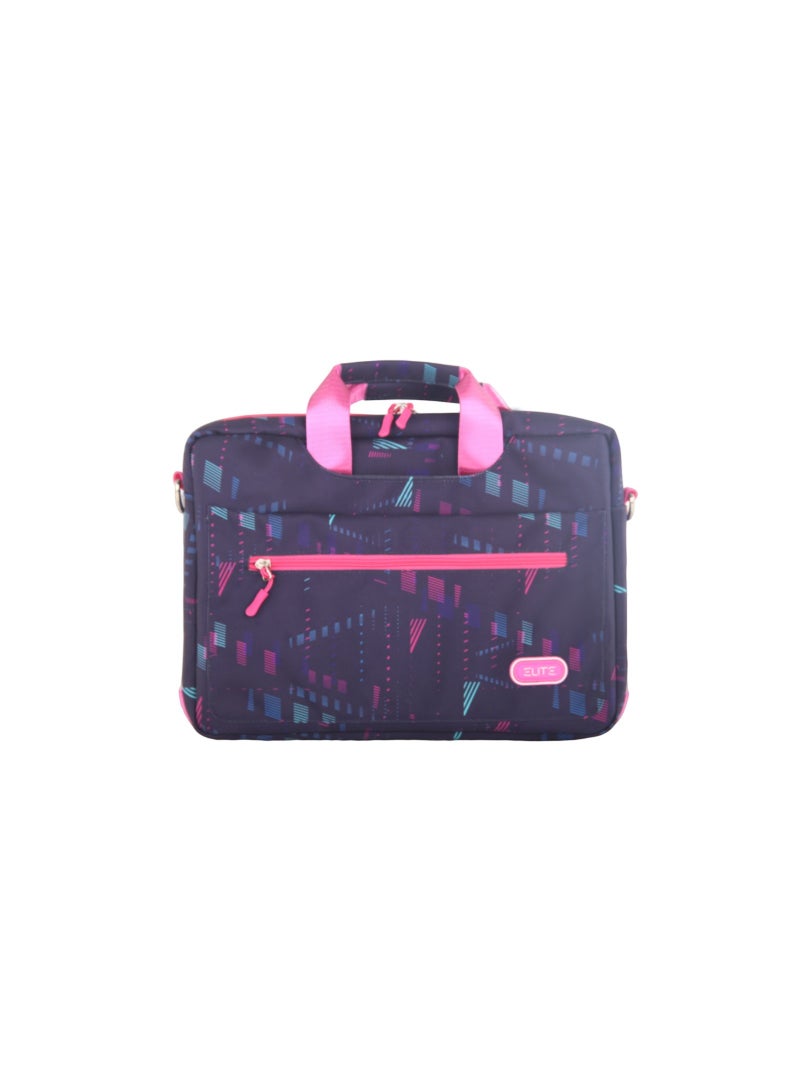 Elite Bags Elite Colorful 14.1" Laptop Bag Elite – Soft Velvet Interior, Shoulder Strap & Large Front Pocket - Image 1